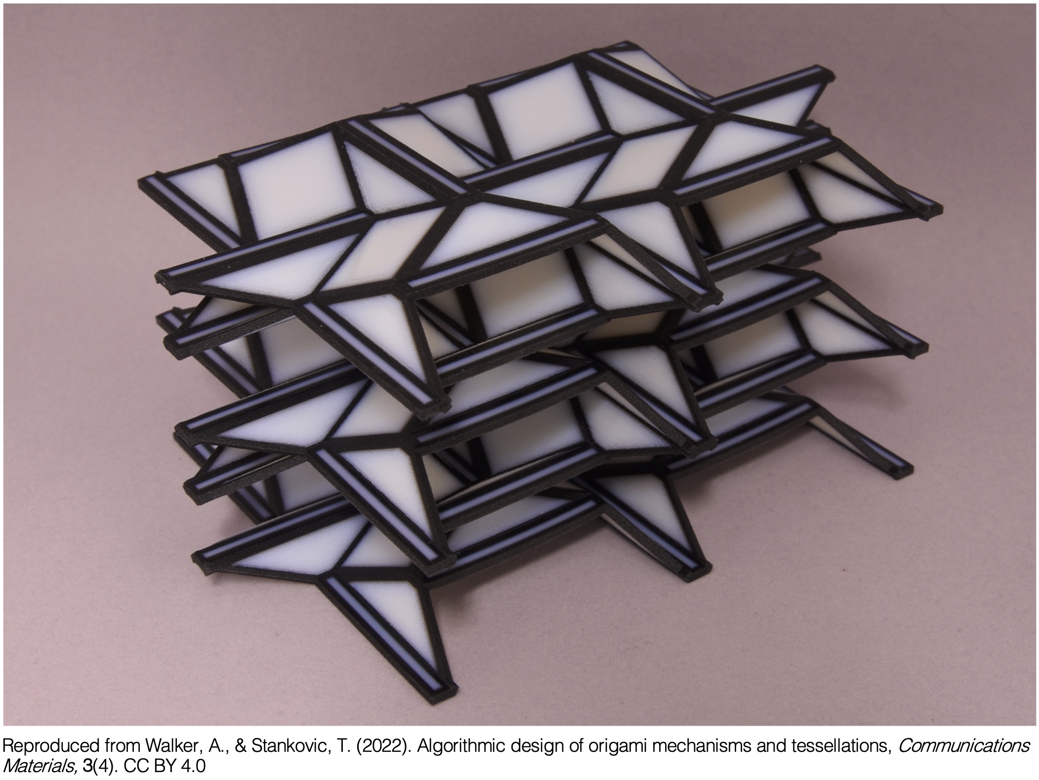 Tino architectured and deployable structures