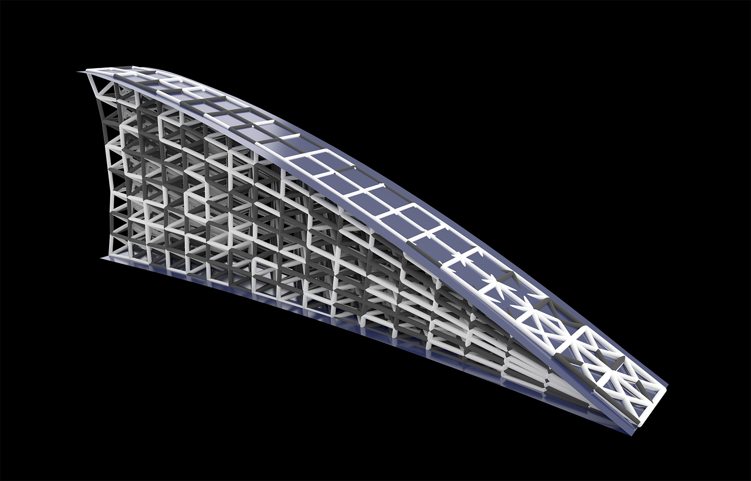 Thomas airfoil deformed with surfaces