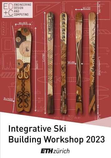 Cover Booklet 2023 Integrative Ski Building Workshop 