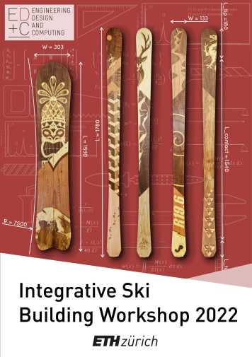 Cover Booklet 2022 Integrative Ski Building Workshop 