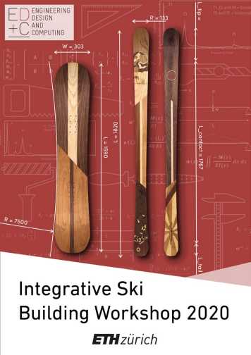 Cover Booklet 2020 Integrative Ski Building Workshop 